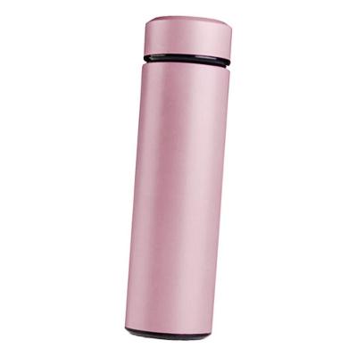 Garrafa Térmica Inox 500ml Quente Frio Tampa Rosa Nº17