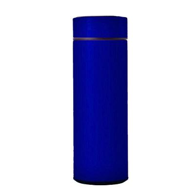 Garrafa Térmica Inox 500ml Quente Frio Tampa Azul Nº7