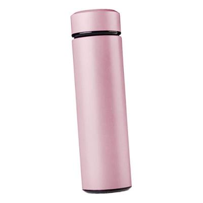 Garrafa Térmica Inox 500ml Quente Frio Tampa Rosa Nº16