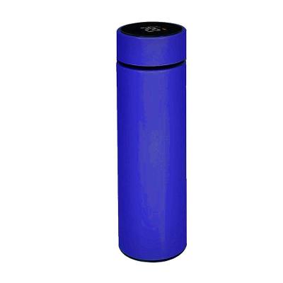 Garrafa Térmica Inox 500ml Quente Frio Tampa Azul Nº5