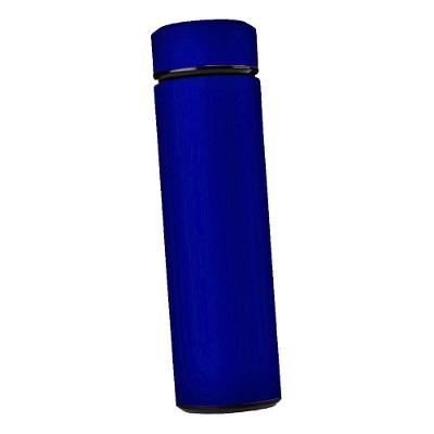 Garrafa Térmica Inox 500ml Quente Frio Tampa Azul Nº8