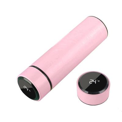 Garrafa Térmica Inox 500ml Quente Frio Tampa Rosa Nº10