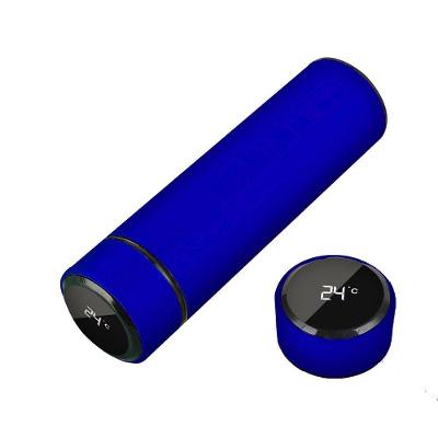 Garrafa Térmica Inox 500ml Quente Frio Tampa Azul Nº3