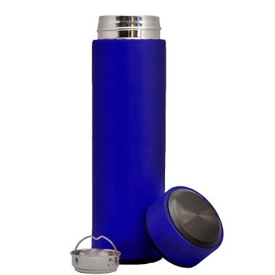 Garrafa Térmica Inox 500ml Quente Frio Tampa Azul Nº1