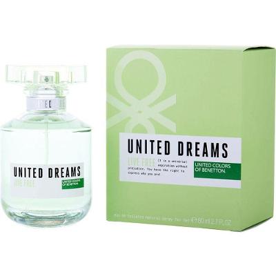 Perfume Feminino Benetton United Dreams Live Free Benetton Eau De Toilette Spray 80 Ml