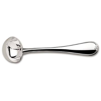 Concha Para Molho Vicenza Em Aço Inox Acabamento Alto Brilho Com Detalhes No Cabo