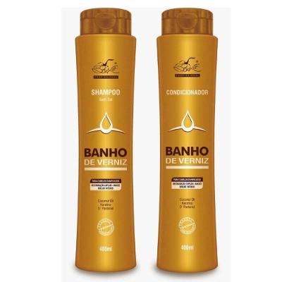 Shampoo + Condicionador Banho De Verniz Belkit 400ml