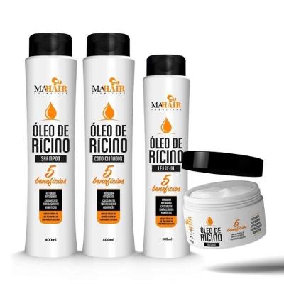 Kit Capilar óleo De Rícino Mahair (4 Itens)