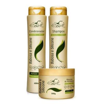 Kit Capilar Babosa Silicone -belkit 3 Itens