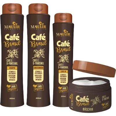 Kit Capilar Café Brasil Mahair (4 Itens)