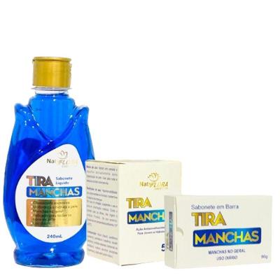 Kit Tira Manchas 3 Itens Naty Flora
