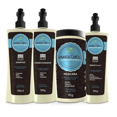 Kit Amansa Cabelo Ultra Hidratante Habito 4 Itens