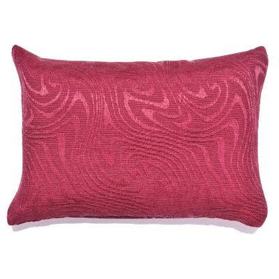 Peso De Porta Decorativo Almofada 1kg Estampa Ondas Vinho