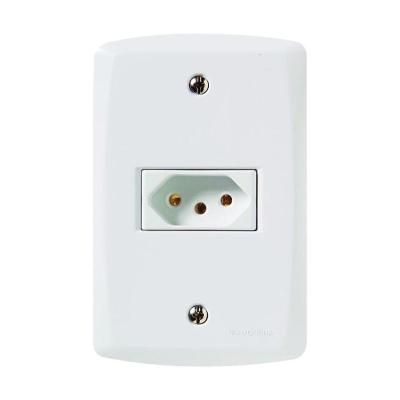 Tomada Simples 4x2 2p+t Nbr 20a 250v 57145-013 Branca Tramontina