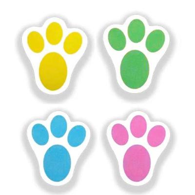 Adesivo Patinhas De Coelho Colorido - 16 Unidades