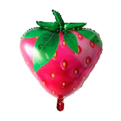 Balão Metalizado Morango - 25 Polegadas
