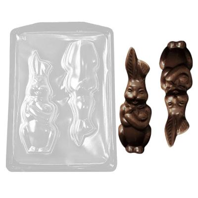 Forma De Silicone Coelho Grande - 5,7cm X 16,5cm