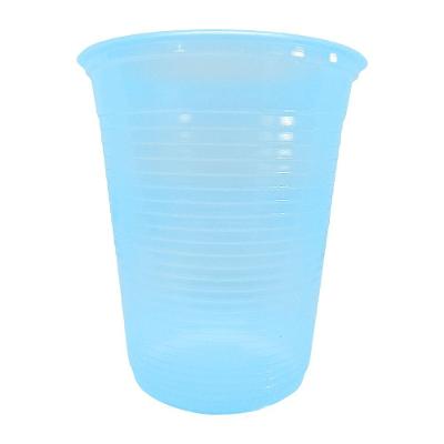 Copo Descartável Azul Neon De Festa - 200ml - 50 Unidades