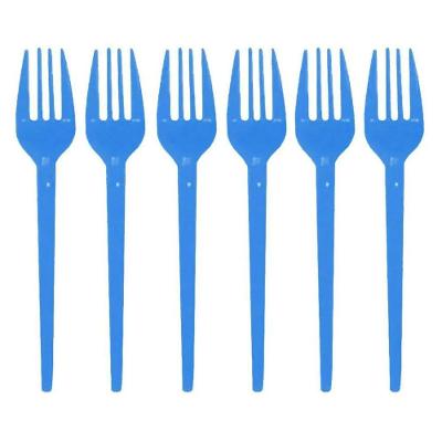 Garfinho Descartável Azul Claro Para Festas - 50 Unidades