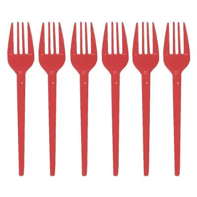 Garfinho Descartável Vermelho Para Festas - 50 Unidades