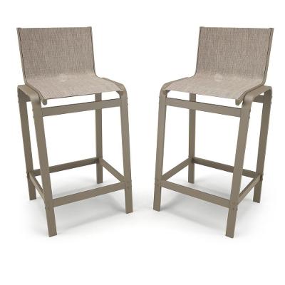 Kit 2 Banquetas Alta Cozinha Balcão Bancada Alumínio Fendi - Mocca