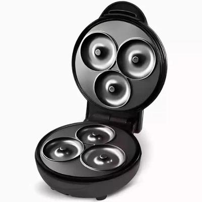 Máquina De Donuts Mini Preta - Faz 3 Rosquinhas - 110V