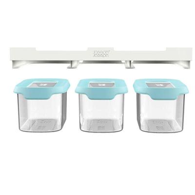 Conjunto 3 Potes Com Organizador Cupboardstore 900ml Joseph & Joseph