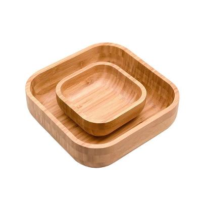 Conjunto Bowl Em Bambu Quadrado Oikos