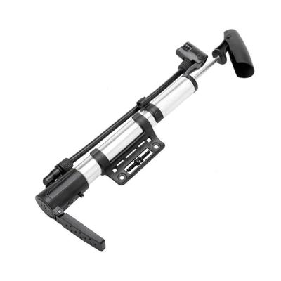 Bomba De Ar Com Suporte Encher Pneu Bicicleta, Carro, Bola, Boias, Bico Fino E Grosso
