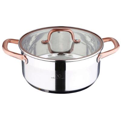 Caçarola Copper 24cm Indução Infinity Chefs Bergner