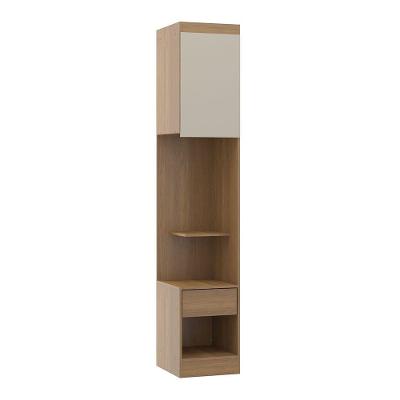 Mesa De Cabeceira Modular Selene 40x218cm Mdp Menu Móveis Carvalho