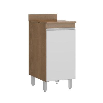 Balcão Para Cozinha Sabrina 40x88cm 1 Porta Mdp Menu Móveis Branco