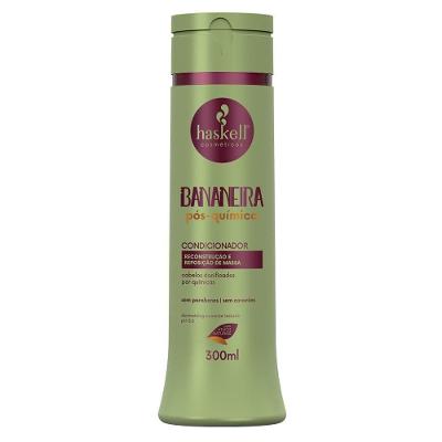 Condicionador Bananeira Pós Química Cabelos Danificados Haskell 300ml