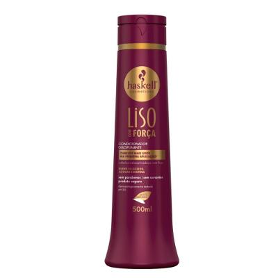 Condicionador Disciplinante Liso Com Força Haskell 500ml