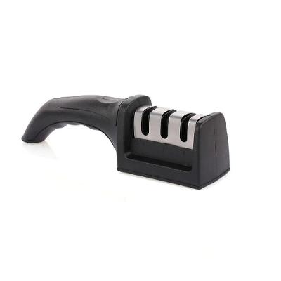 Amolador Afiador Facas Diamantado Suporte 3 Niveis De Afiar