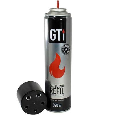 Refil Gti Gás Butano Maçarico Fogão Isqueiro 320ml