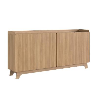 Balcão Buffet 4 Portas 200cm John - Natural