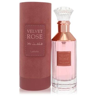 Perfume Feminino Lattafa Velvet Rose 100 Ml Eau De Parfum