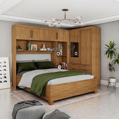 Guarda Roupa Sevilha Com Espelho E Cama Casal Carioca Móveis Cinamomo