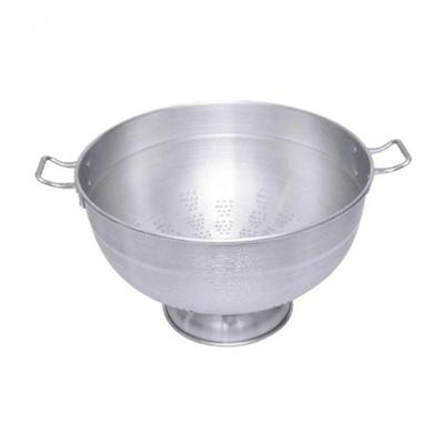 Escorredor E Macarrão Grande De Aluminio 40cm Industrial Com Pé