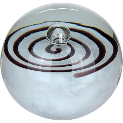 Esfera Decorativa Enfeite Home&co Vidro 10x10x10cm Marrom