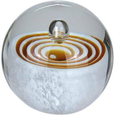 Esfera Decorativa Enfeite Home&co Vidro 8x8x8cm Amarelo