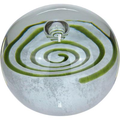 Esfera Decorativa Enfeite Casa Home&co Vidro 10x10x10cm Verde