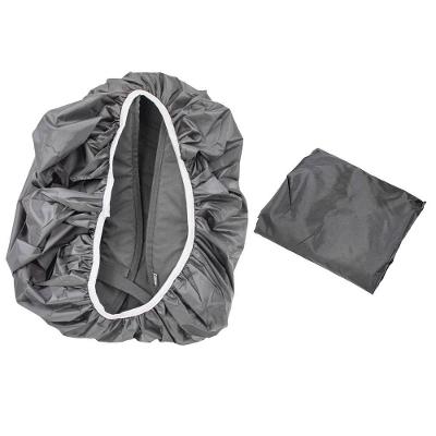 Capa De Chuva Para Mochila Impermeavel Motoboy Viagem Mala Elastico Preto