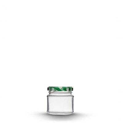 Pote De Vidro 150 Ml Com Tampa - Modenuti Distribuidora Xadrez Verde