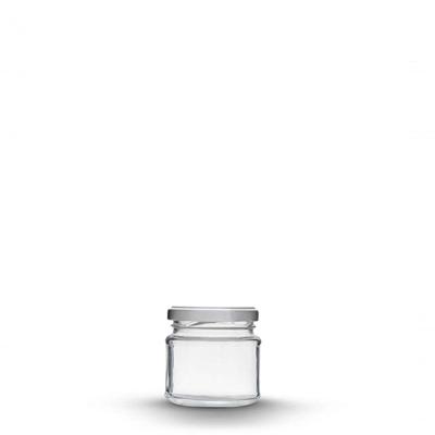 Pote De Vidro 150 Ml Com Tampa - Modenuti Distribuidora Branco
