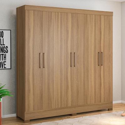 Guarda Roupa Casal 6 Portas E 3 Gavetas York - Amêndola Touch Amêndola Touch