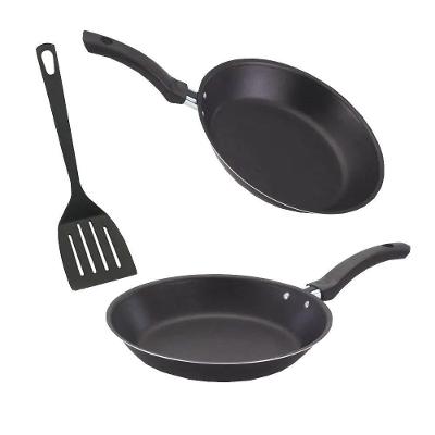 Conjunto De Frigideiras De Alumínio Antiaderente Com Espátula