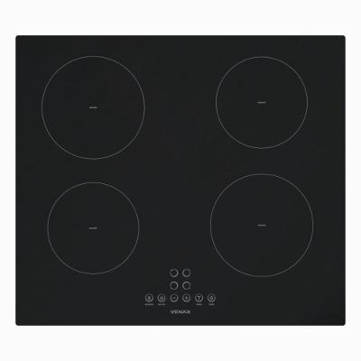 Cooktop De Indução Venax Eclipse 4 Bocas Com Função Turbo Preto - 220V