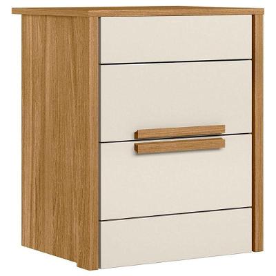 Mesa De Cabeceira Dhara Freijó Off White - Moval
